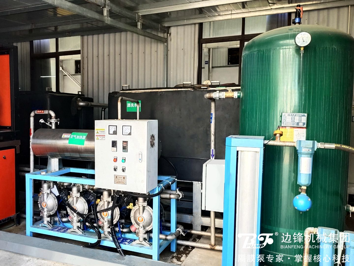 邊鋒大流量隔膜泵高壓輸送方案，為工業(yè)設(shè)備清洗排憂解難